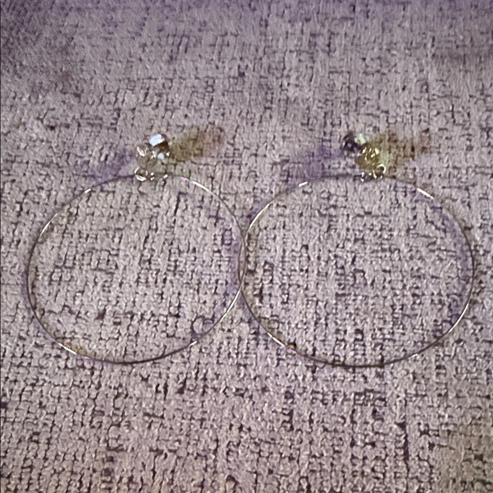 Silver Hoop Earrings